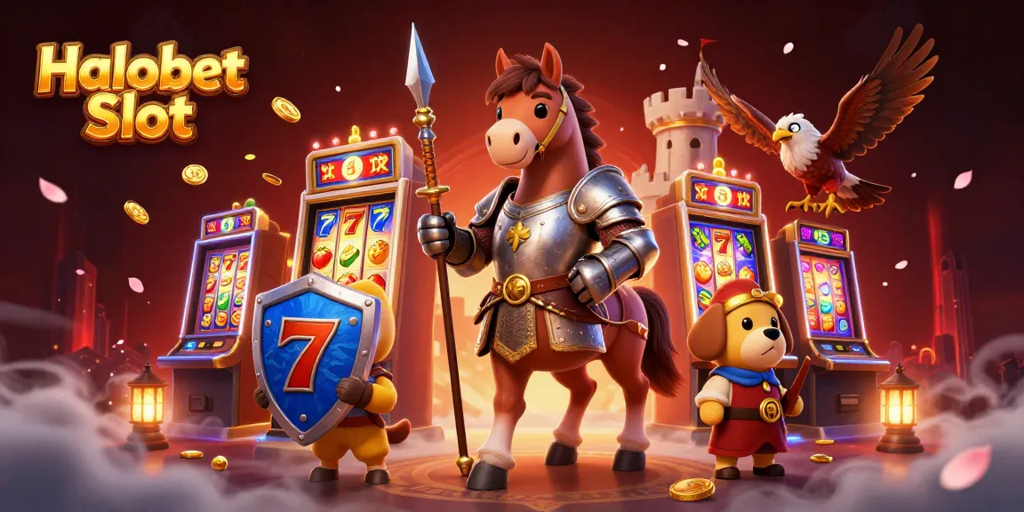 Memainkan Halobet Slot dengan petualangan seru bersamaan dengan karakter kuda kesatria berarmor