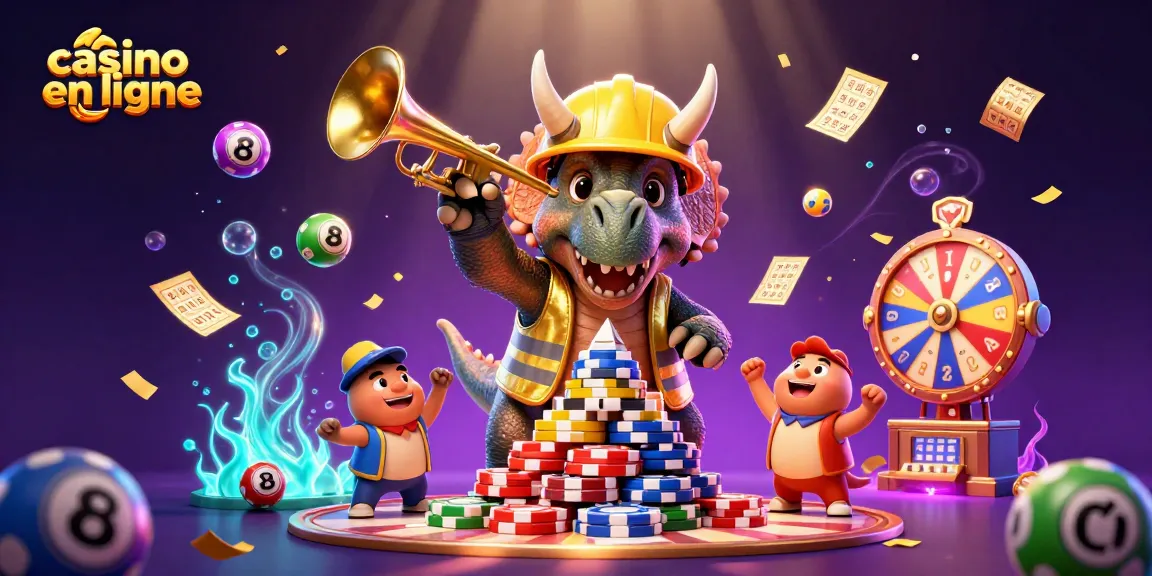 Profitez de l'expérience immersive d'un casino en ligne avec des personnages animés et des éléments de jeux captivants.