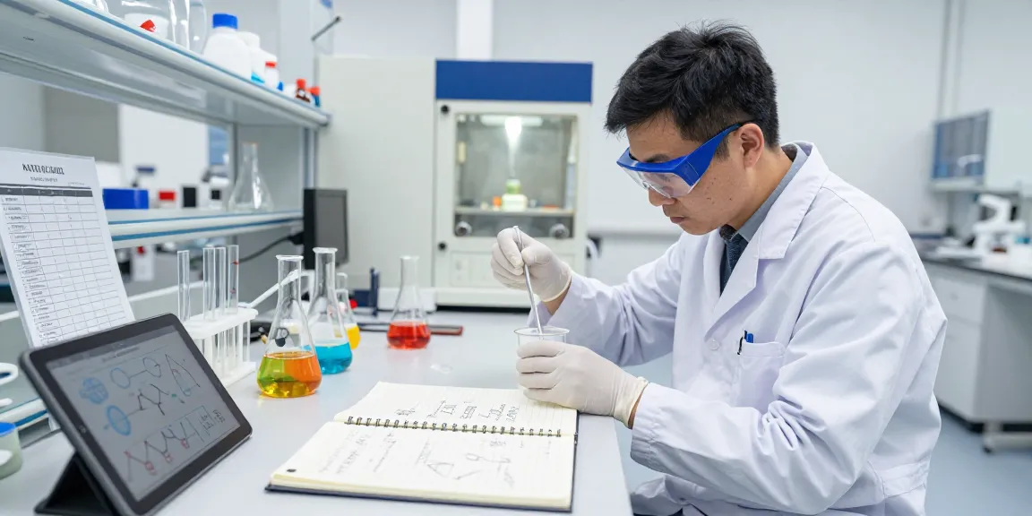 Buy sodium metal online with a skilled chemist working in a dynamic laboratory setting filled with vibrant chemical reactions and safety precautions.