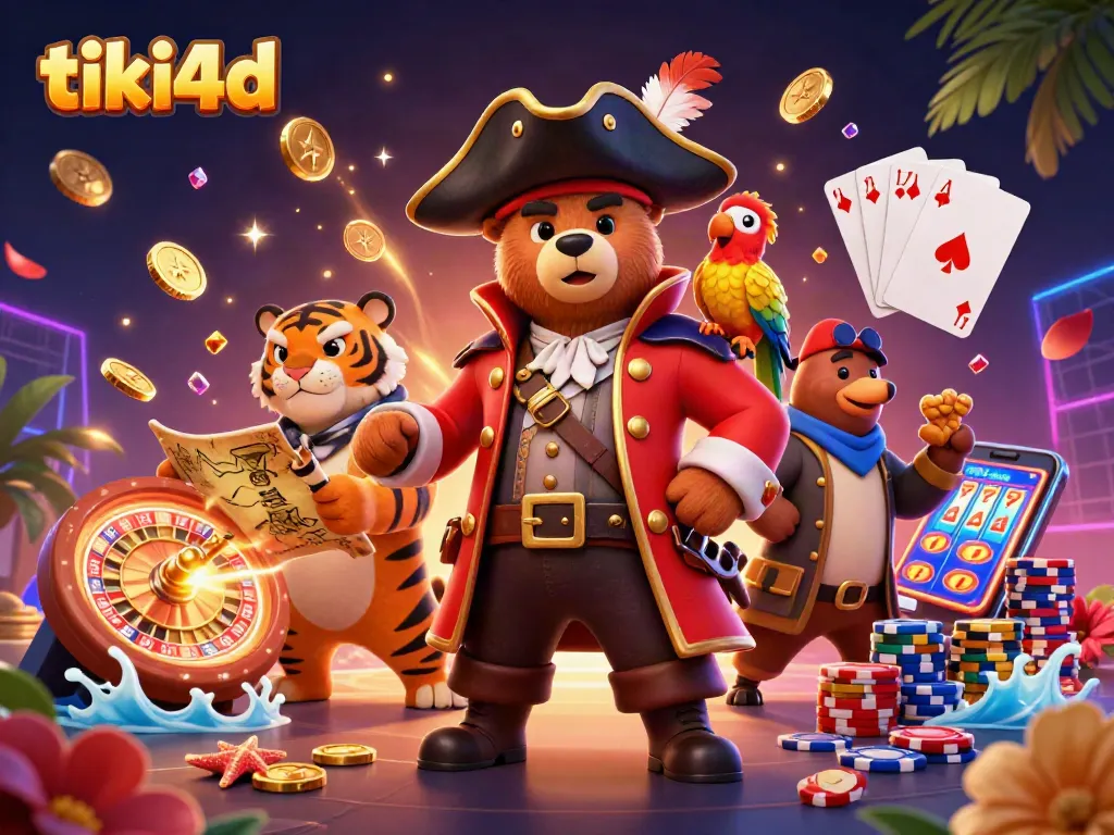 Menggunakan tiki4d, raih kemenangan dalam permainan kasino dengan kartun berwarna cerah dan detail 3D yang menakjubkan.