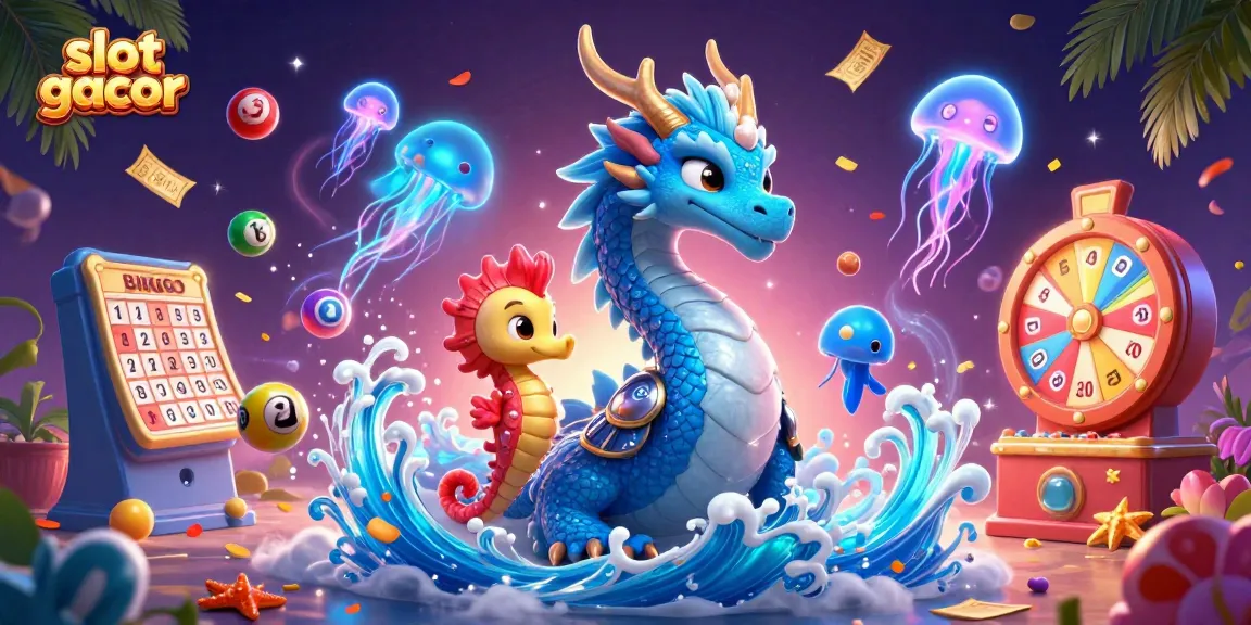 Menangkan hadiah besar dengan slot gacor dalam ilustrasi kasino 3D yang megah dan dinamis.