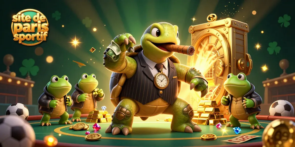 Sur le site de paris sportif, plongez dans l'univers des paris avec une illustration animée captivante.