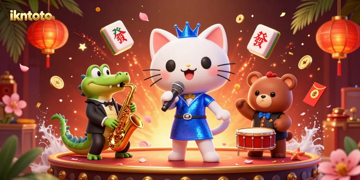 Experience the thrill of ikntoto with vibrant casino characters and elements in action.