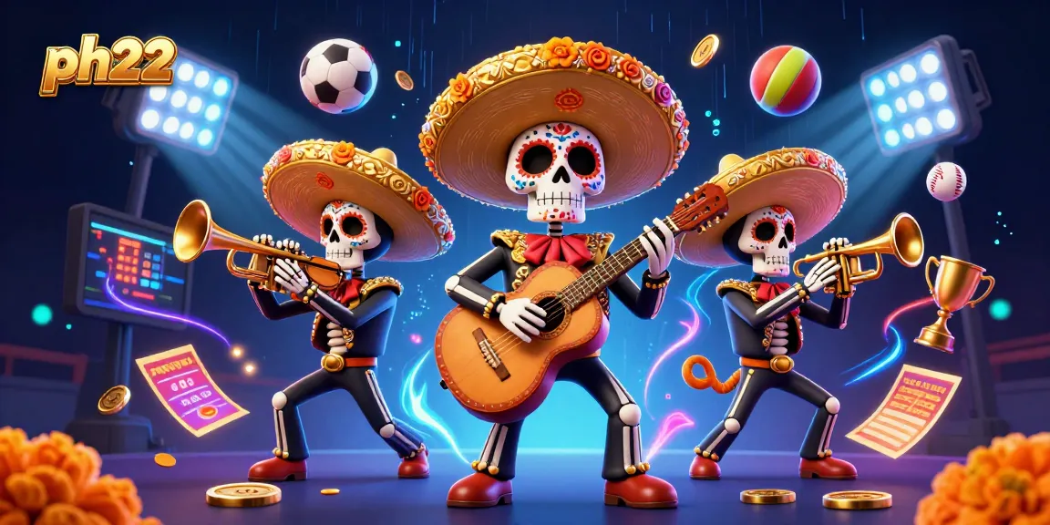 Experience thrilling gaming action with ph22's vibrant mariachi band and dynamic betting elements.