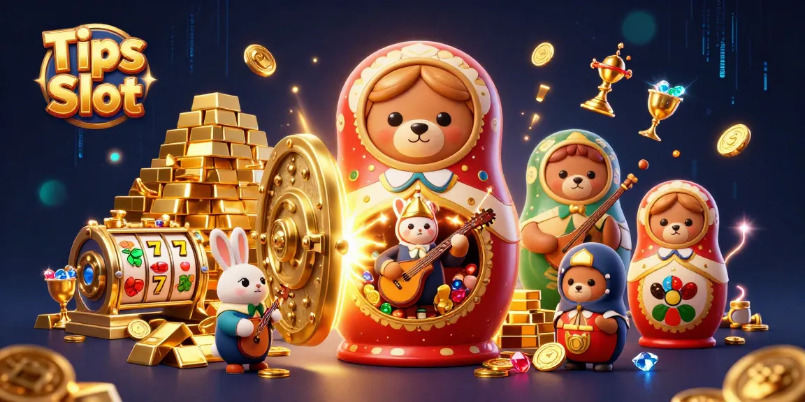 Win big with Tips Slot in this vibrant 3D casino scene showcasing lively characters and thrilling elements.