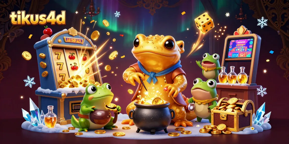 Experience winning strategies with tikus4d in a vibrant 3D casino illustration filled with gold and excitement.
