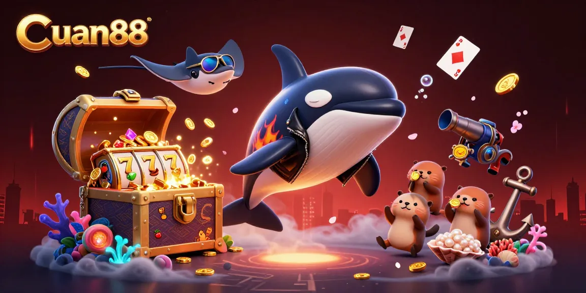 Menangkan permainan di cuan88 dengan ilustrasi orca keren dan harta bawah laut yang menggairahkan!