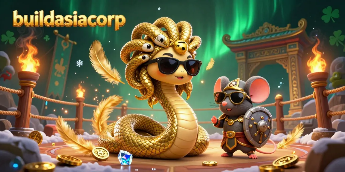 Engage with the vibrant world of buildasiacorp in this captivating casino-themed 3D illustration featuring lively characters and casino elements.