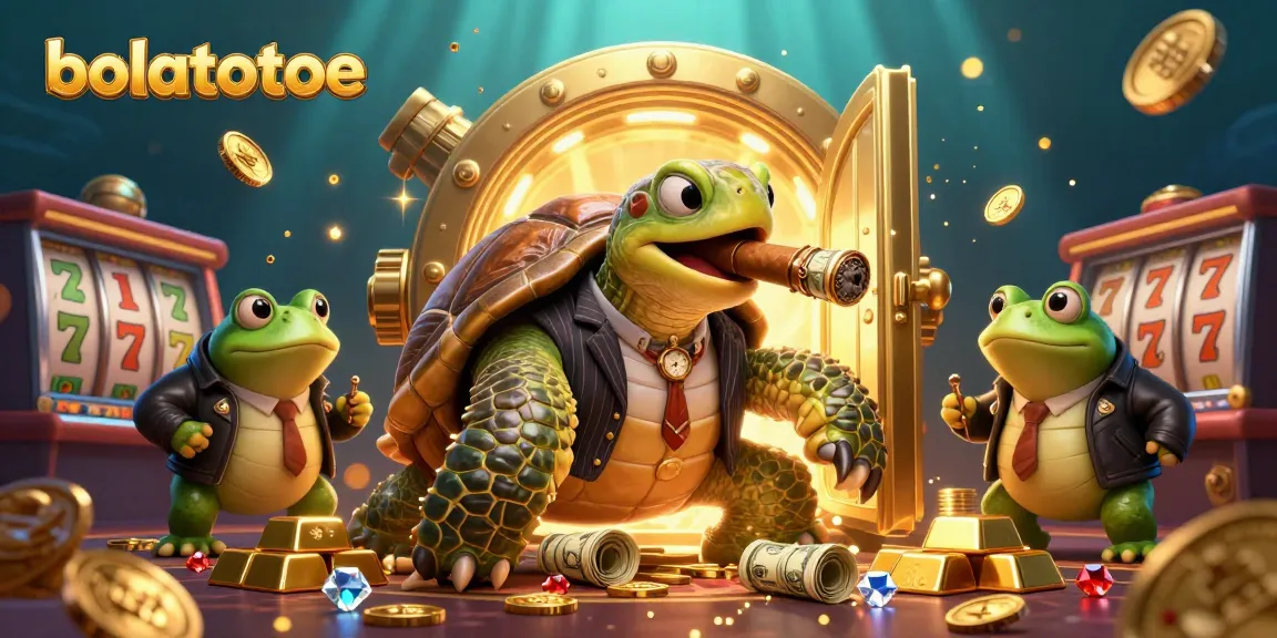 Experience excitement with bolatotoe's vibrant casino scene featuring animated characters and dynamic slot game elements.