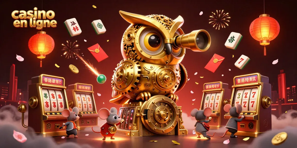 Jouez sur des machines à sous et découvrez les meilleurs casinos en ligne avec ce visuel captivant.