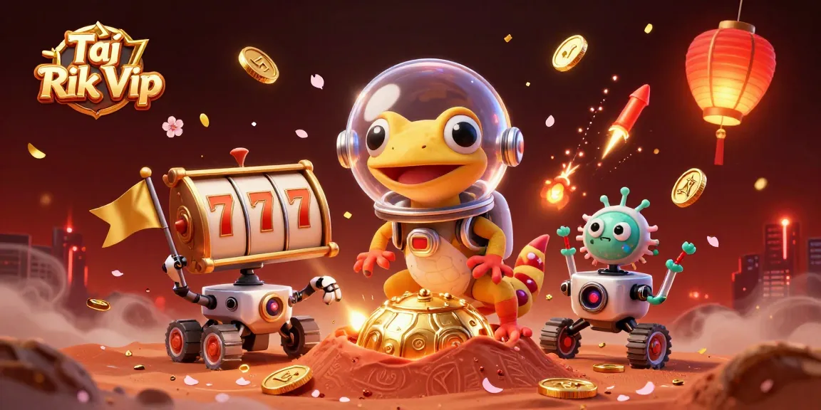 Spin to win big with Tải Rik Vip in this vibrant Martian casino adventure!