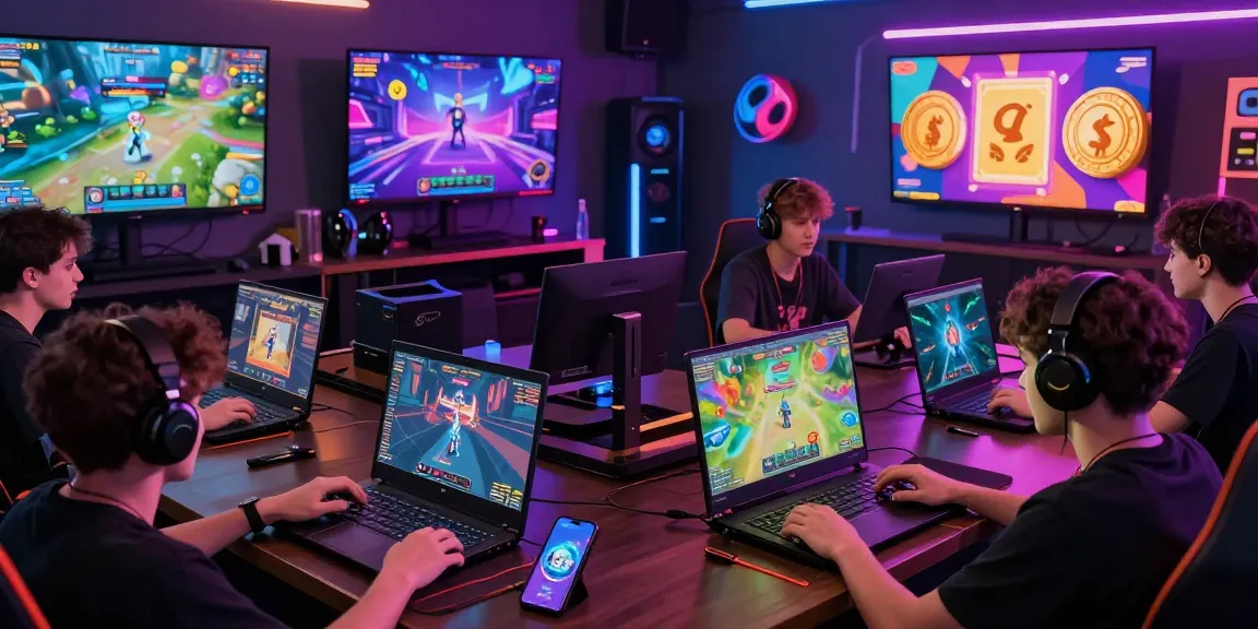 Players enjoying CIKA4D online games in a vibrant gaming lounge.