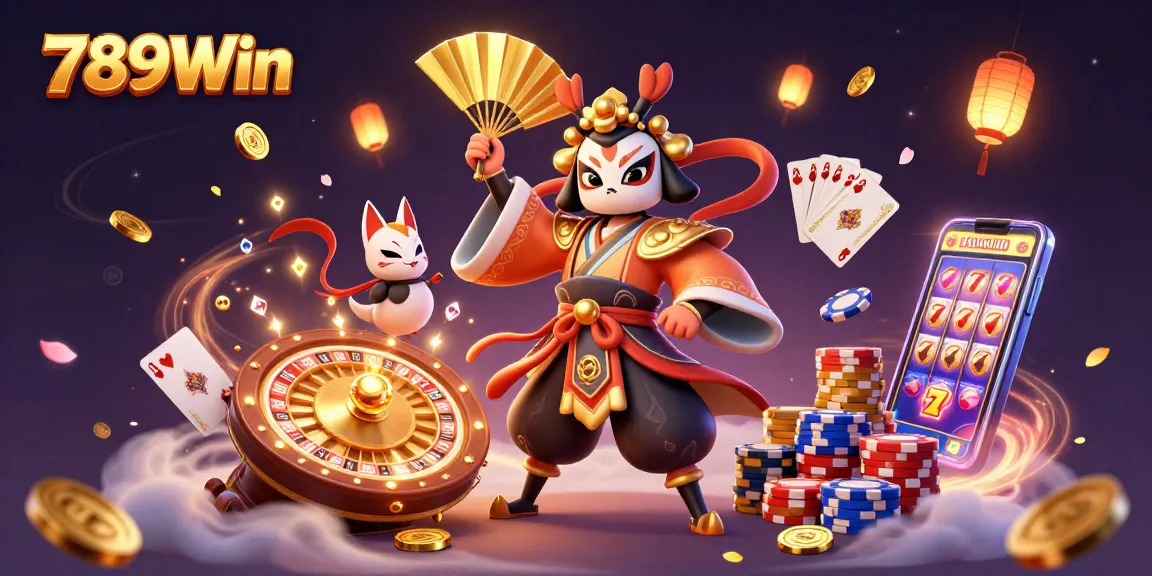 Experience the excitement of 789Win with dynamic characters, dazzling casino elements, and thrilling action.