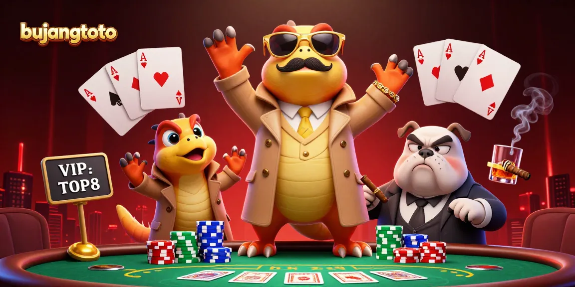 Menyaksikan momen lucu saat bujangtoto terlihat di kasino VIP dengan raptor dan bulldog