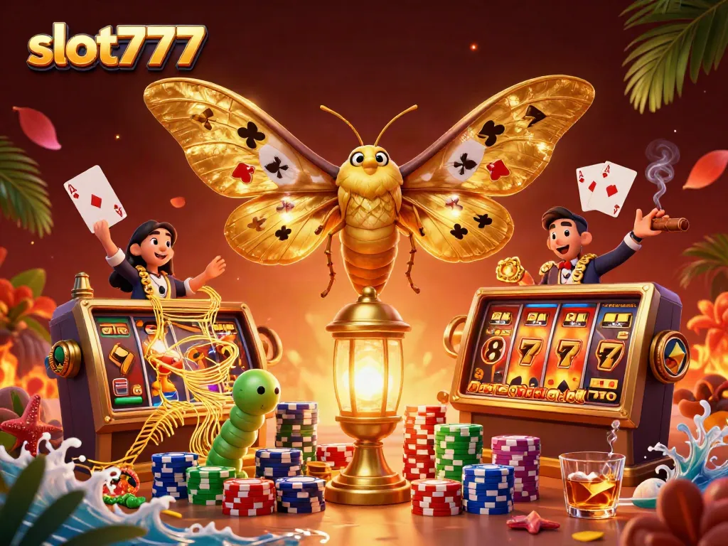Menangkan jackpot dengan slot777 yang dikelilingi oleh makhluk 3D cantik di kasino.
