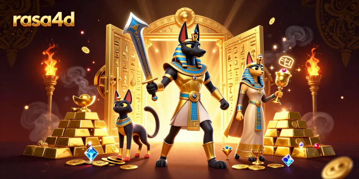 Rasakan rasa4d dengan petualangan prajurit Anubis dan kucing Bastet di dunia kasino.