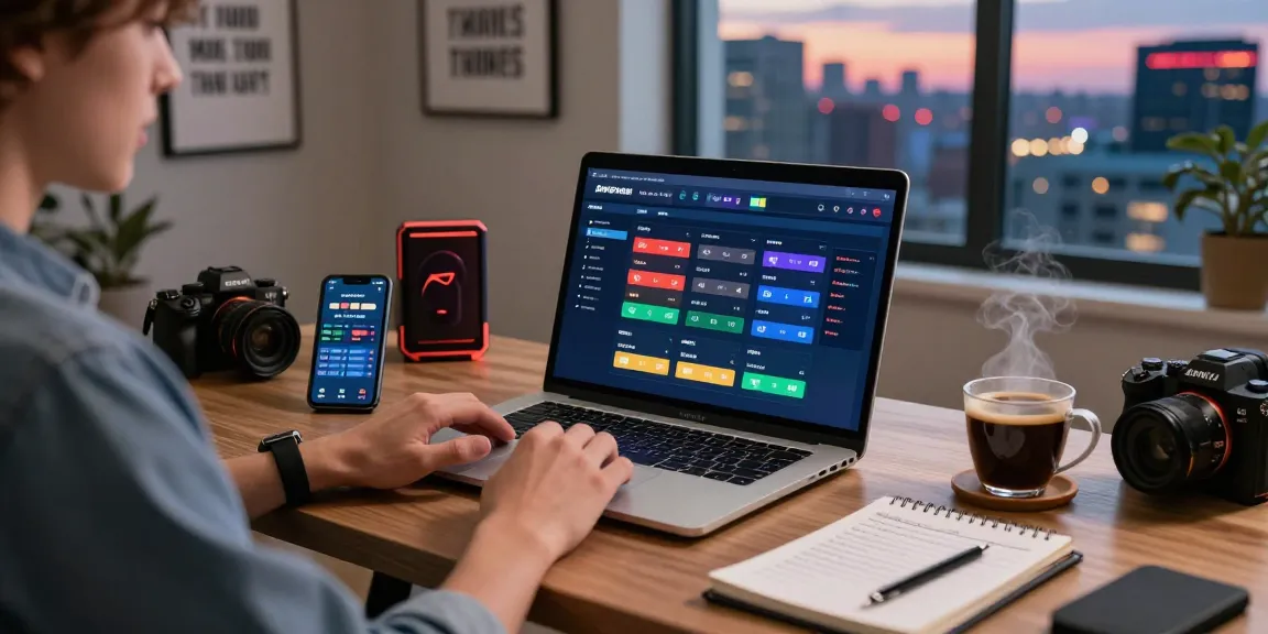 Engaging online betting experience with rokok88 on a cozy home office setup featuring a laptop and gaming memorabilia.