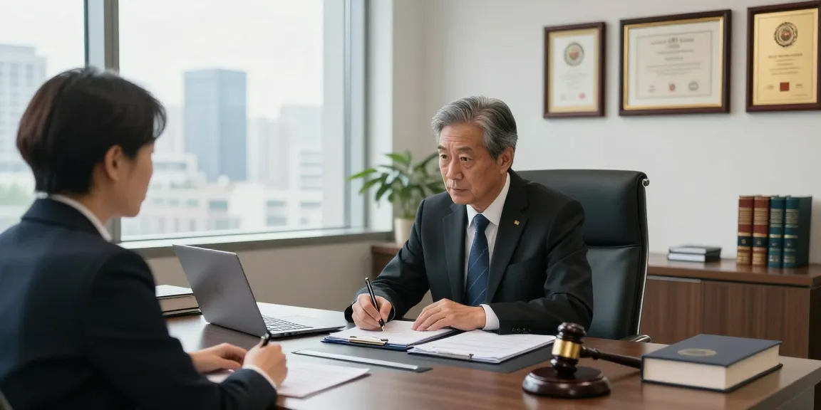 Criminal lawyer in Riyadh providing expert legal advice to a client in a modern law office.