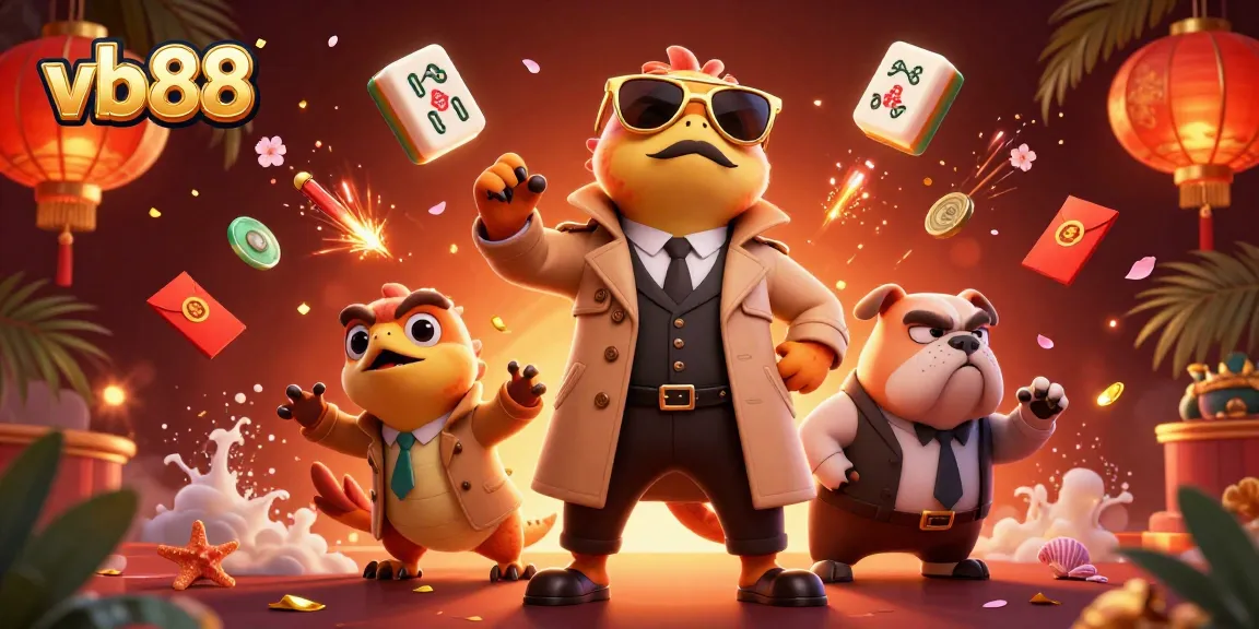 Experience the vibrant atmosphere of vb88 with 3D cartoon raptors attempting to enter a casino VIP area.