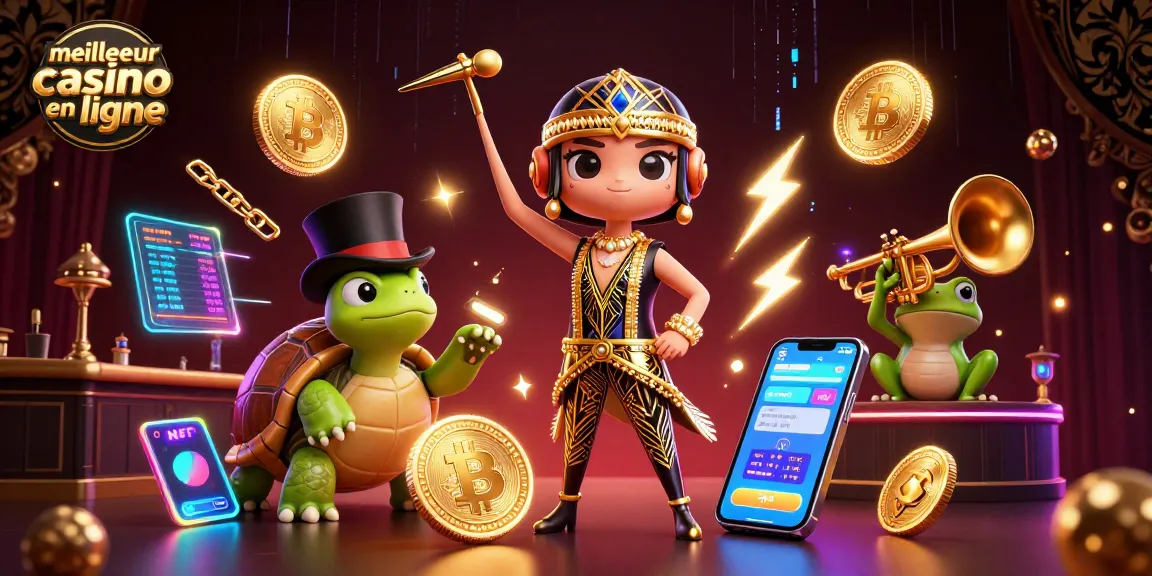 Jouez au meilleur casino en ligne avec de l'ambiance festive et des éléments de crypto-monnaies.