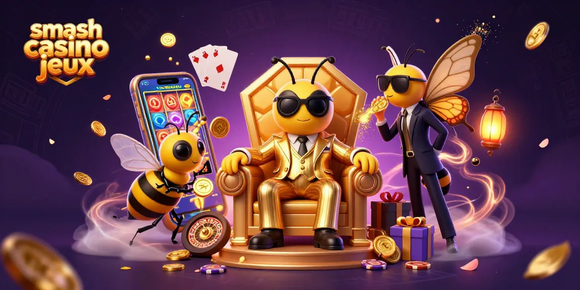 Jouez à smash casino jeux avec des machines à sous colorées et des croupiers en direct captivants.