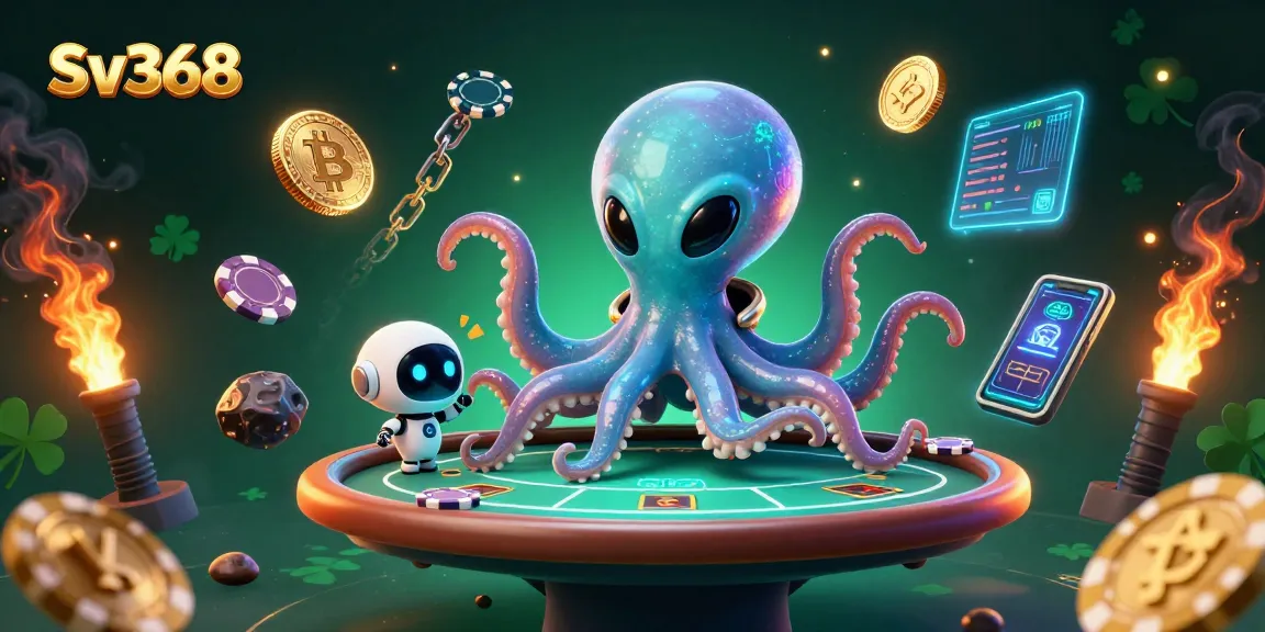Engage in exciting poker action at Sv368 with holographic tables and alien characters!