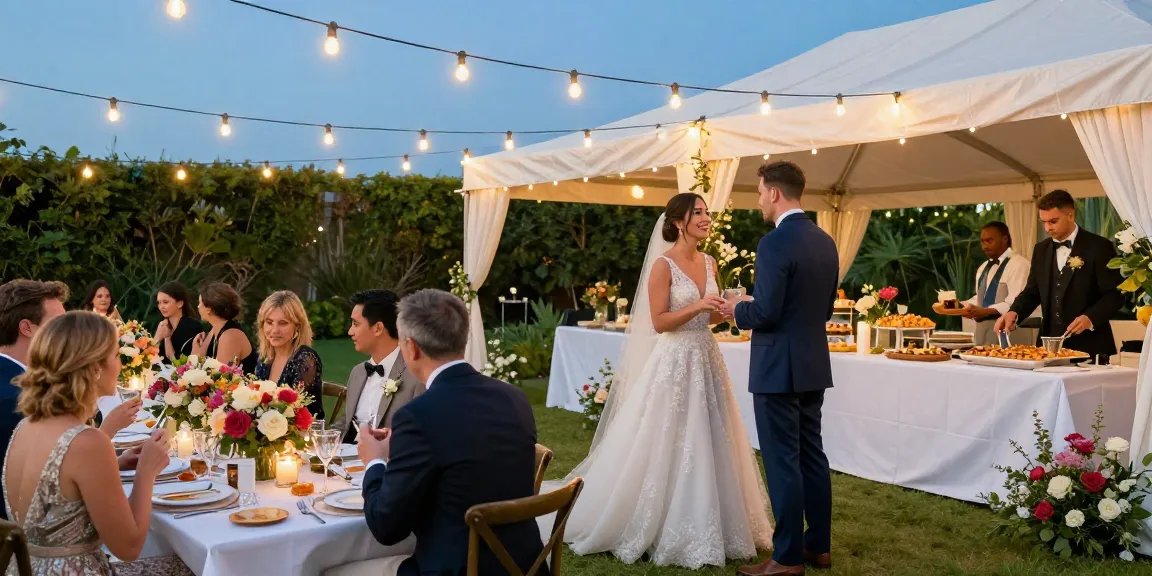 Marquee hire London for beautiful outdoor weddings with elegant setups and floral decorations.