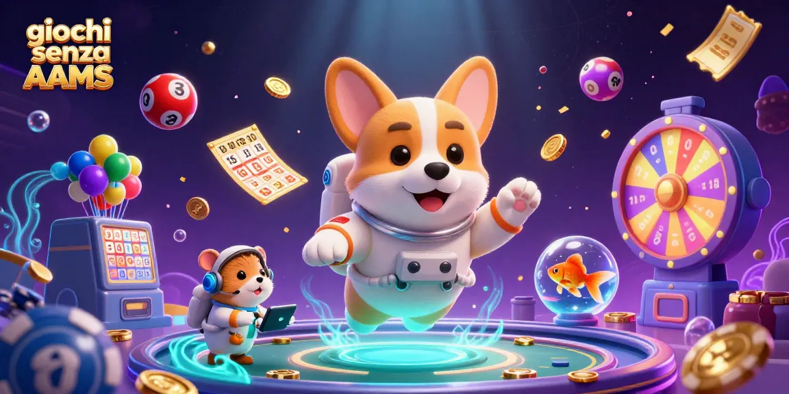 Gioca ai giochi senza AAMS nel casinò spaziale con il corgi astronauta e premi scintillanti.