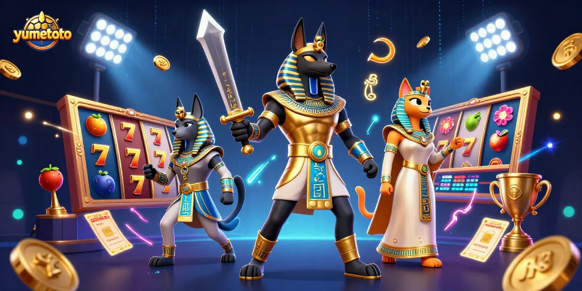 Menangkan jackpot di yumetoto dengan slot dan simbol keberuntungan 7 di permainan menarik ini.