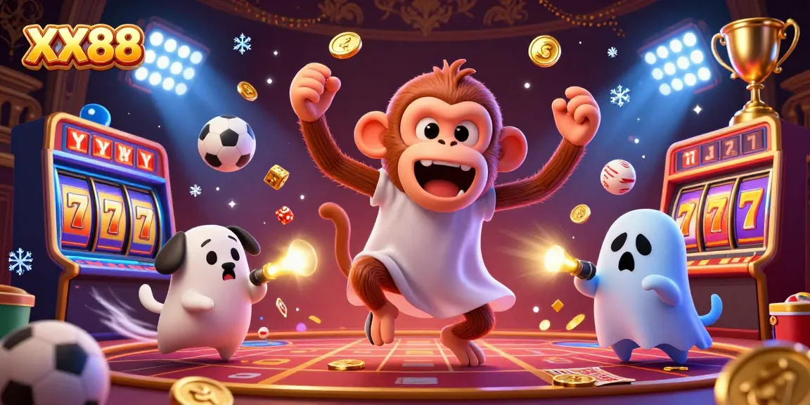 Experience thrilling gaming moments at XX88 with dynamic casino elements and engaging characters.