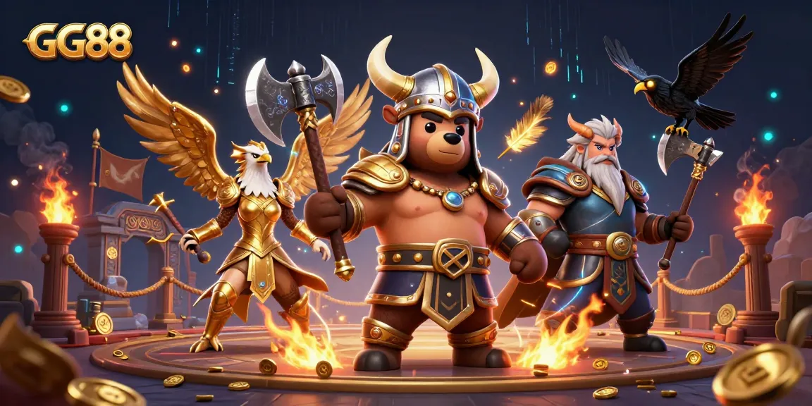 Win big with thrilling games at GG88's vibrant casino, featuring dynamic characters and immersive elements.