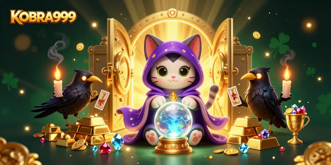 KOBRA999 enhances your winning potential with a mystical gaming atmosphere of fortune and luck.