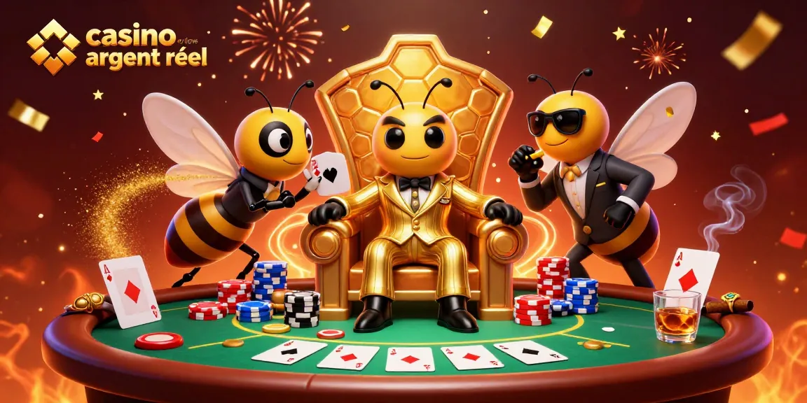 Visualisez le roi des jeux avec notre illustration de casino en ligne argent réel, captivante et dynamique.