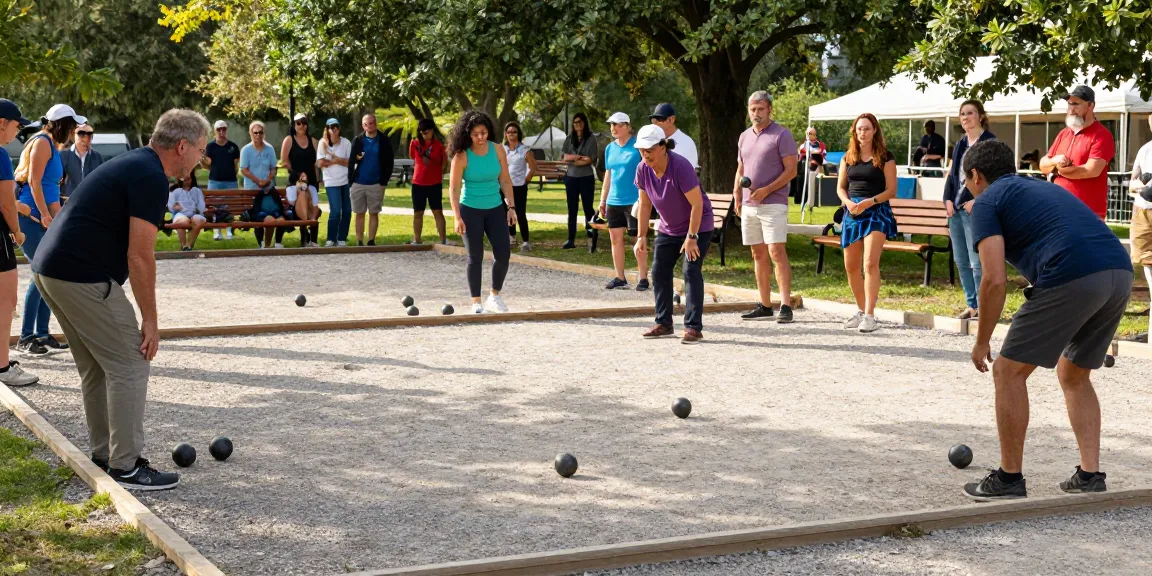 Kompetisi petanque di fopikotabanjarba.org dengan peserta beragam usia.