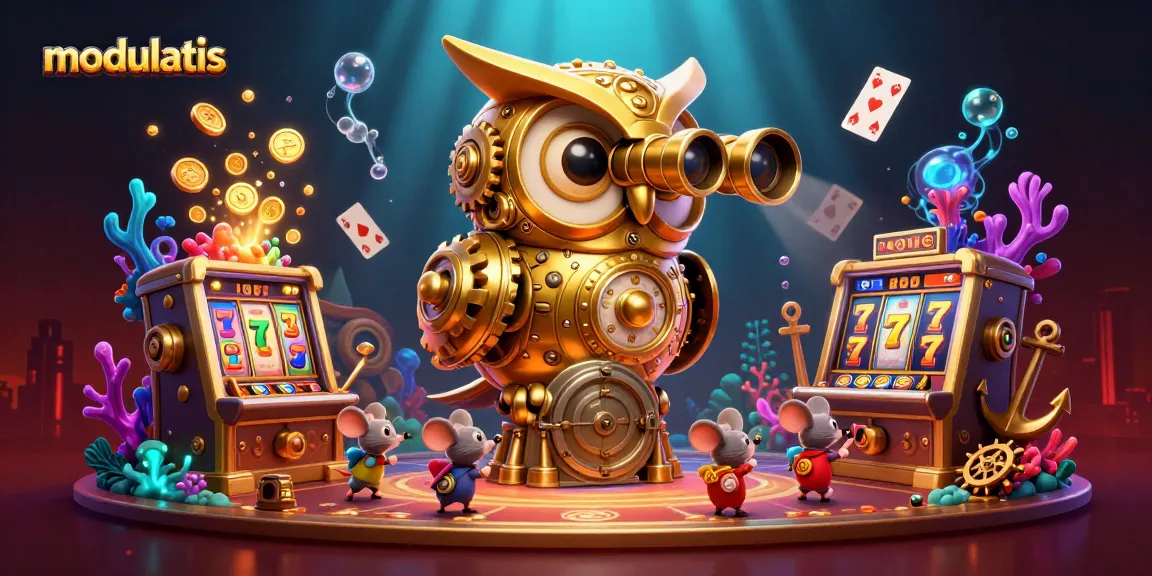 Permainan slot gacor yang menarik dalam aplikasi modulatis, menunjukkan karakter 3D menawan.
