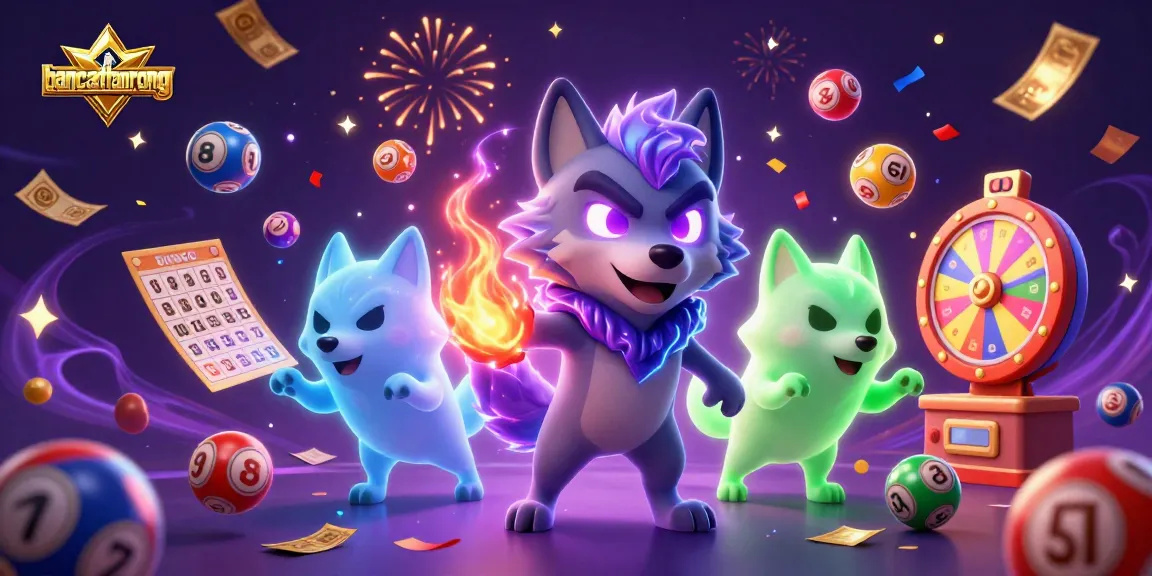 Engage with bancathanrong through an immersive lottery-themed 3D illustration showcasing vibrant casino elements.