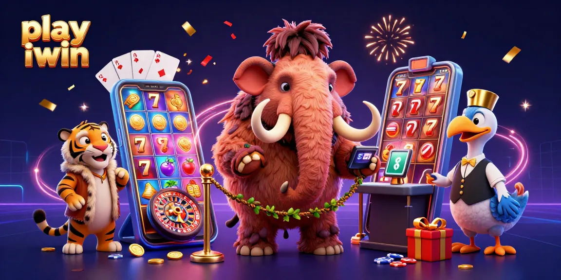 Engage in fun at play iwin with a bouncer, VIP guest, and doorman in a lively casino scene.