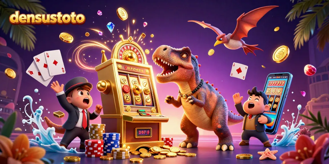 Taruhan di densustoto dengan para dinosaurus menghasilkan jackpot koin emas yang melimpah