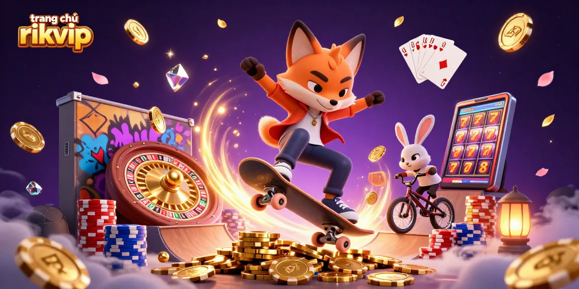 Experience fun at trang chủ rikvip with vibrant characters engaging in thrilling casino gaming.