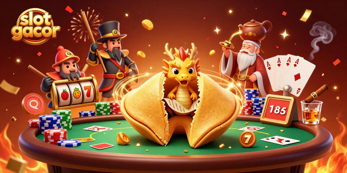 Menangkan jackpot besar dengan slot gacor yang penuh dengan elemen kasino; ilustrasi 3D menarik.