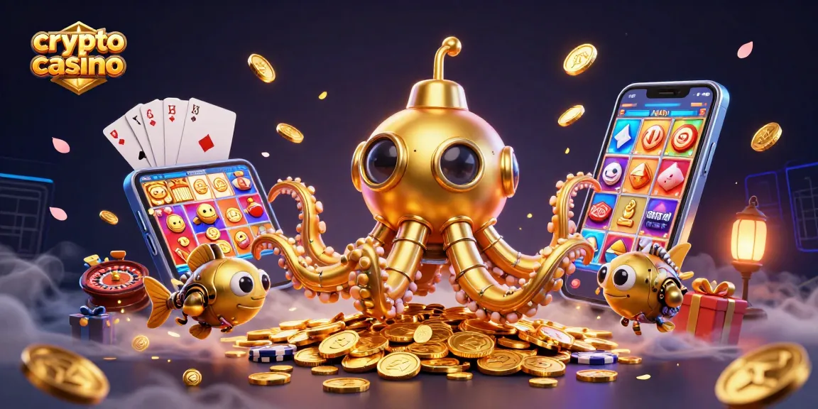 Disfruta de la emoción del crypto casino mientras juegas con monedas de oro y criaturas mecánicas.