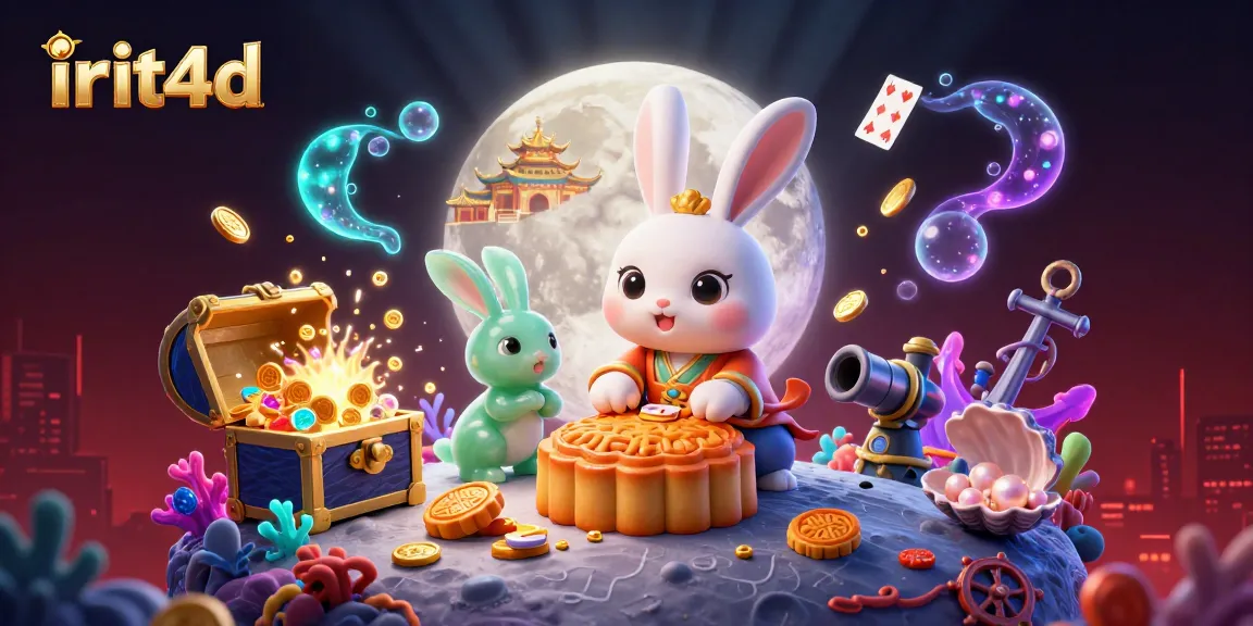 Join the fun with irit4d as the moon rabbit reveals poker chips while celebrating gambling!