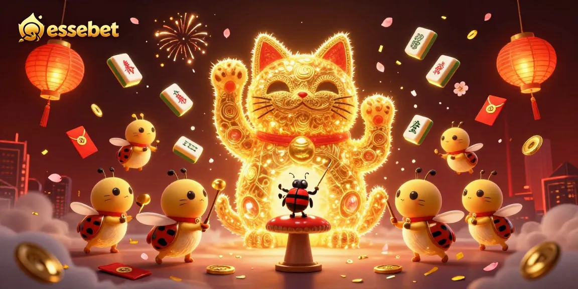 Join the fun of essebet with enchanting symbols and vibrant visuals in this dynamic casino scene.