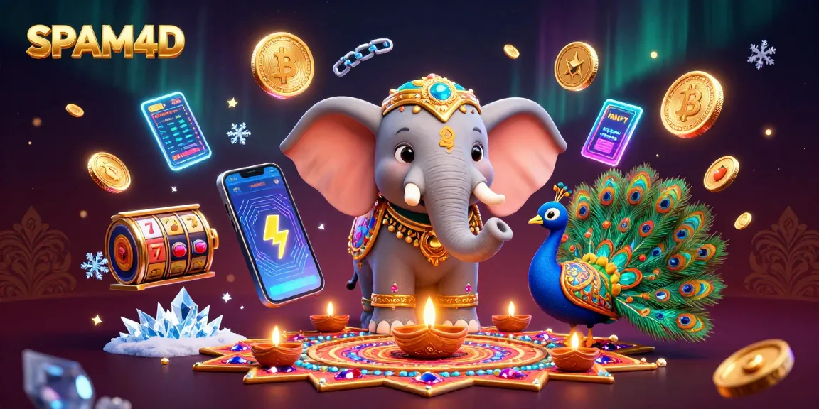 SPAM4D menampilkan strategi permainan slot dengan elemen kasino berwarna cerah dan menarik.