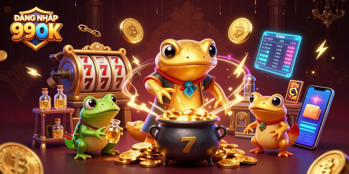 Join ĐĂNG NHẬP 99OK gaming adventure with vibrant elements and gold-themed 3D illustration.