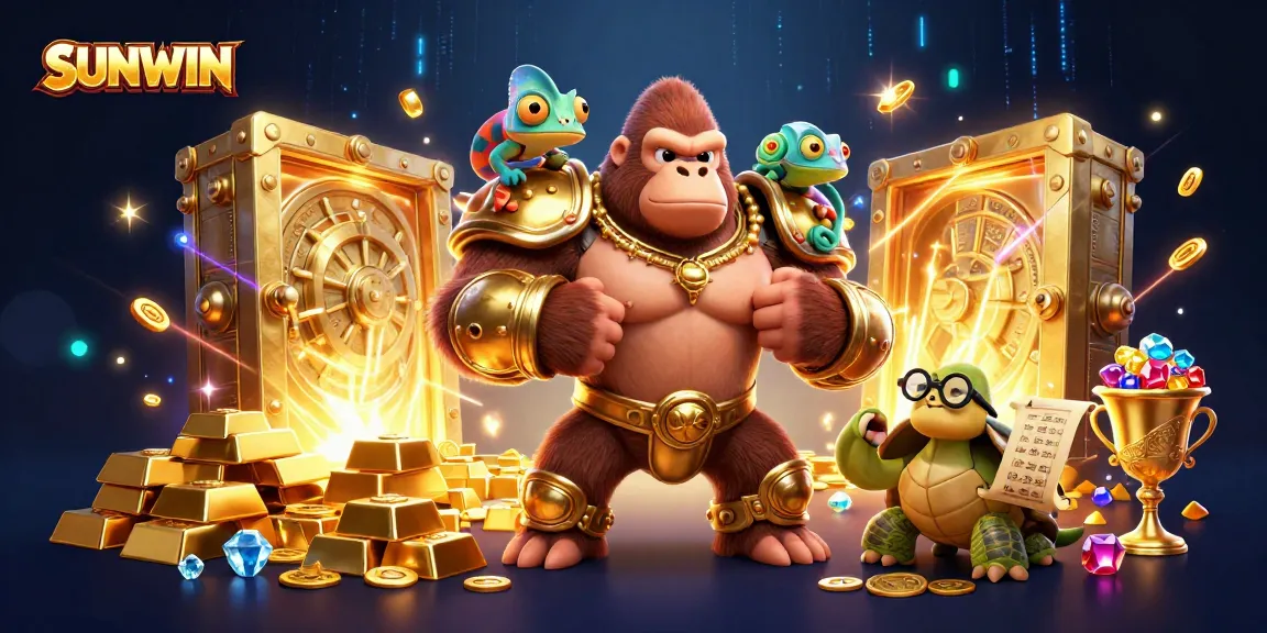 Engage in thrilling gaming adventures at SUNWIN with vibrant characters and dynamic casino elements.