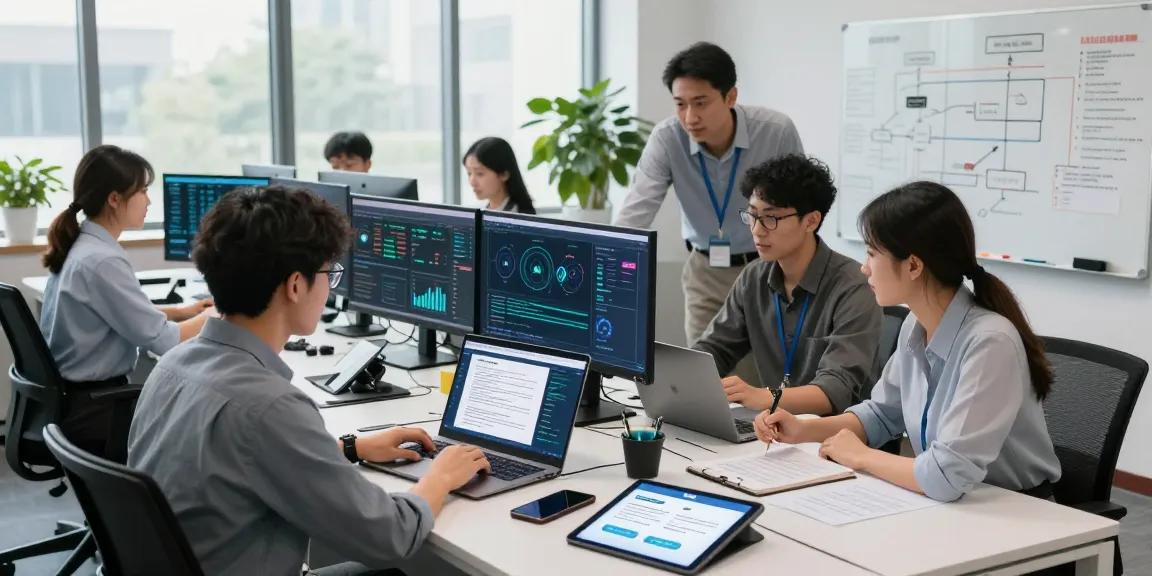 Detect PDF fraud with advanced AI tools used by professionals in a modern office.