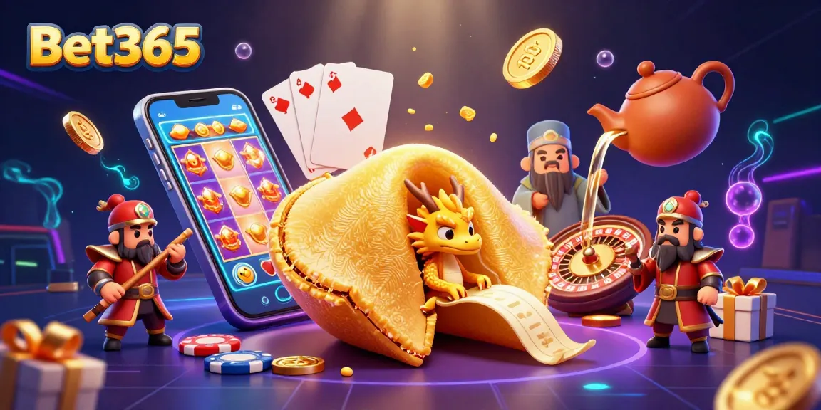 Engage with Bet365 in a vibrant online casino scene featuring golden elements and dynamic gaming action.