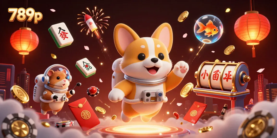 Experience immersive fun at the 789p space-themed casino with energetic elements and vibrant colors.