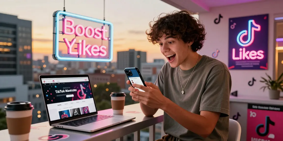 Buy TikTok likes for enhanced visibility and engagement in vibrant city setting.